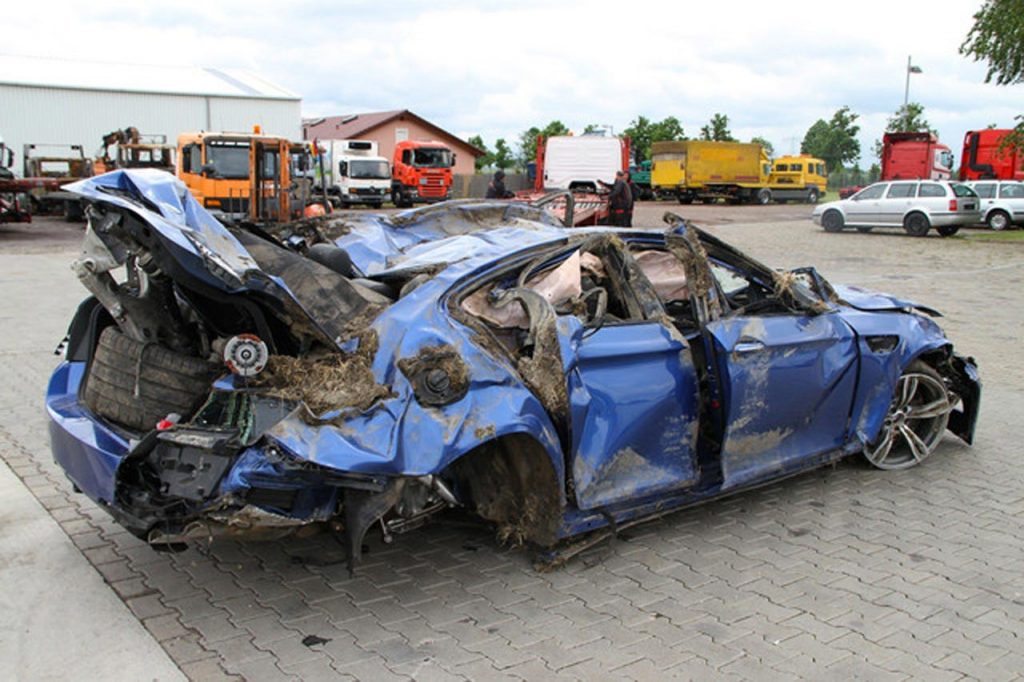 BMW M5 F10 Accident