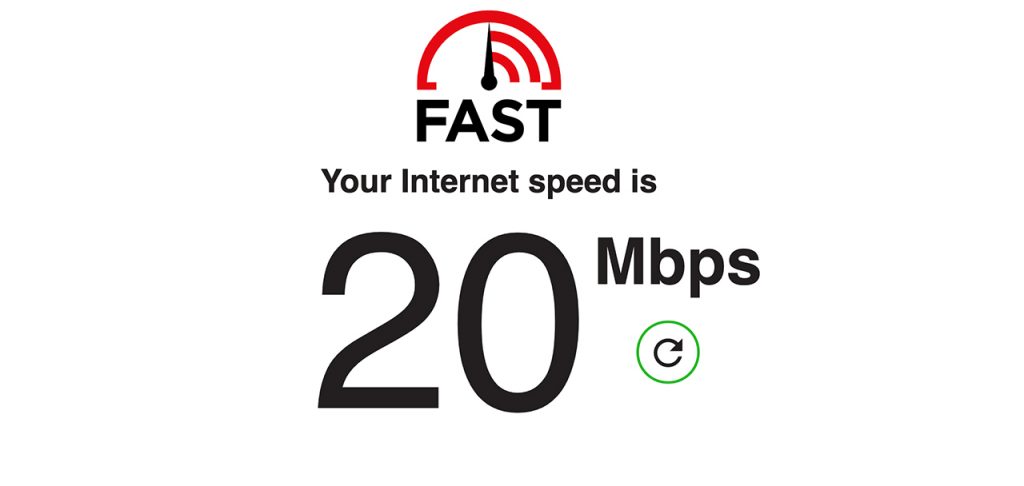 Fast.com Test viteza conexiune internet