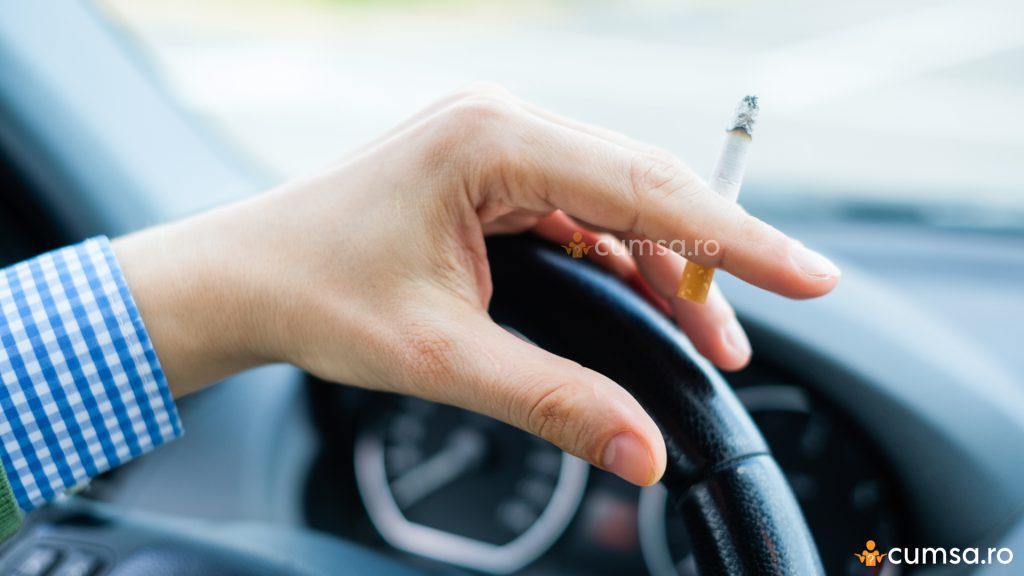 Cum sa scapi de mirosul de tigara din masina?
