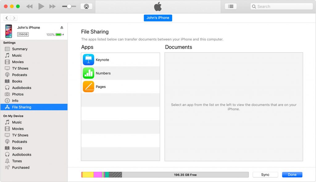 Cum sa transferi fisiere de pe iPhone/iPad pe Mac cu iTunes
