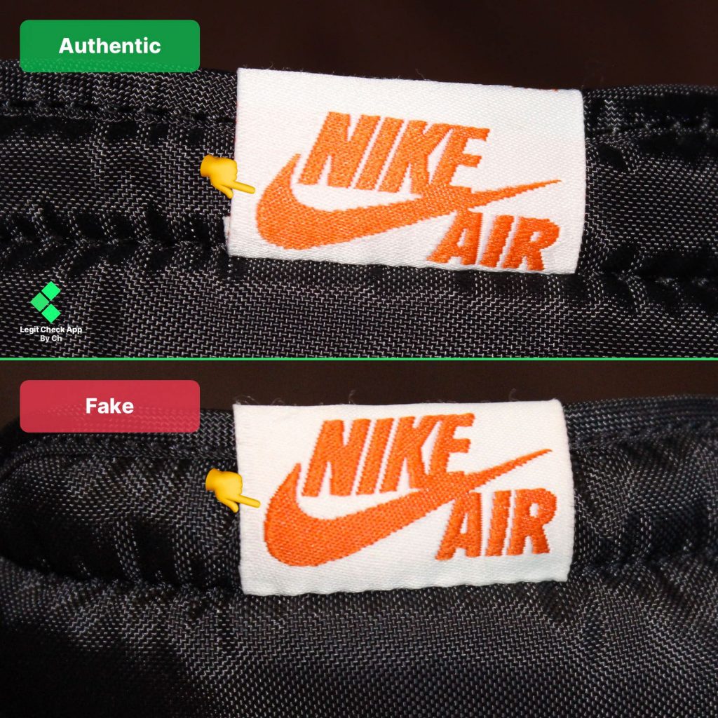 Nike Swoosh Fake vs. Real