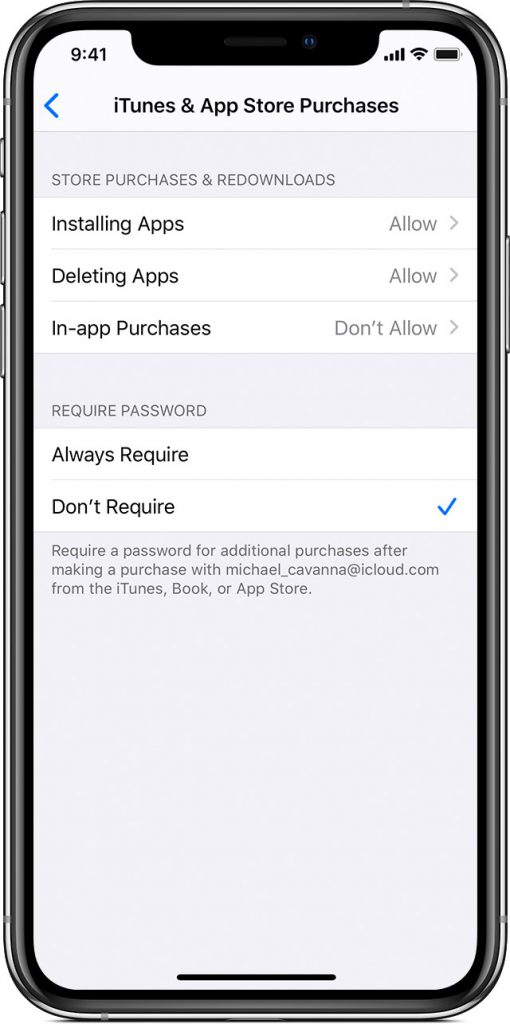 Restrictionare cumparare aplicatii App Store iTunes