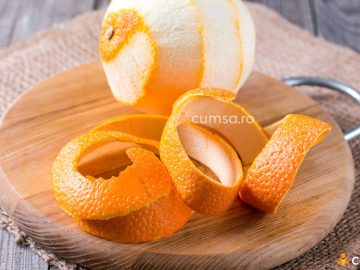 Cum sa prepari o solutie naturala de curatat, folosind coji de portocala