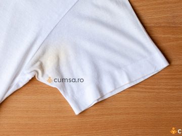 Cum sa scoti petele de transpiratie de pe haine. Sfaturi utile!