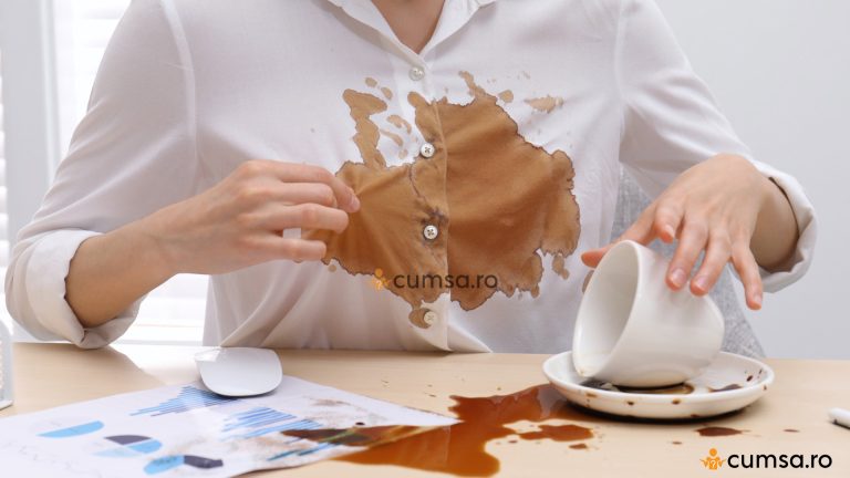 Cum sa scoti petele de cafea de pe haine. Cele mai bune metode