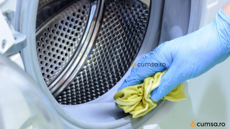 Cum sa cureti masina de spalat folosind ingrediente naturale