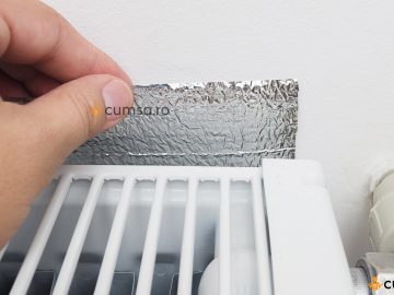 Cum sa faci economie la caldura folosind folia de aluminiu. Trucul simplu