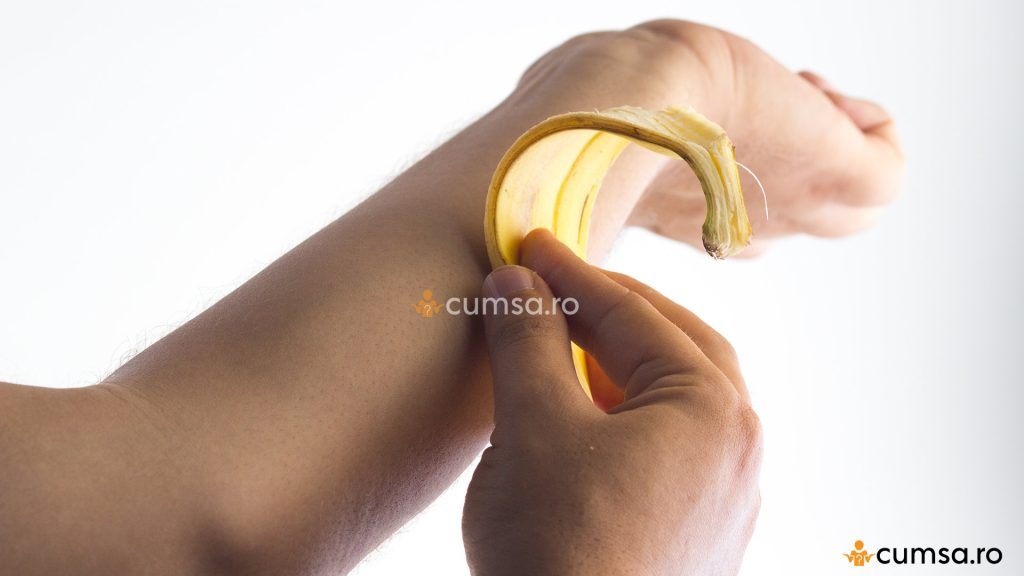 Cum sa folosesti coaja de banana