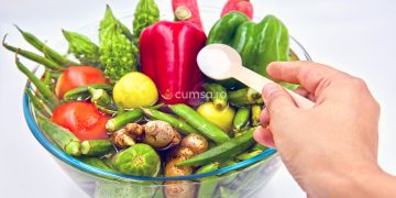 Spalarea fructelor si legumelor cu bicarbonat de sodiu