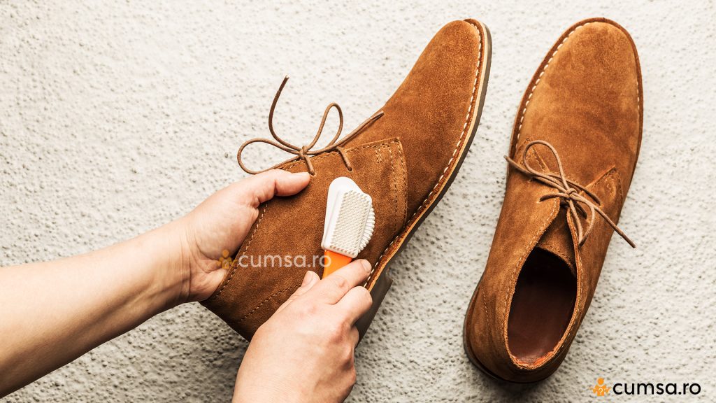 Curatare pantofi piele intoarsa