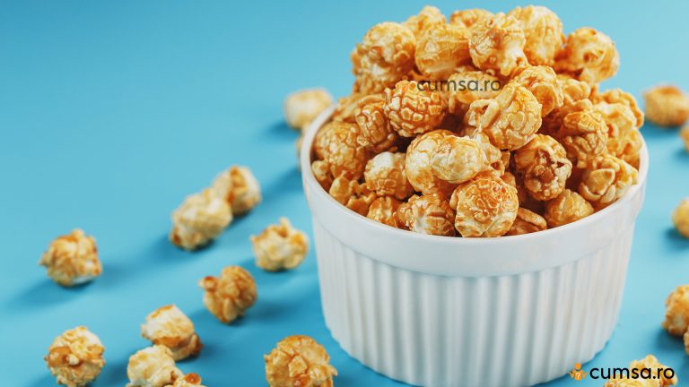 Cum sa faci popcorn cu caramel la tine acasa