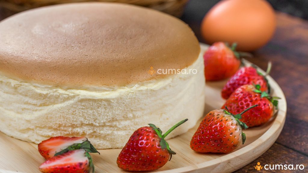 Cheesecake cu blat de pandispan