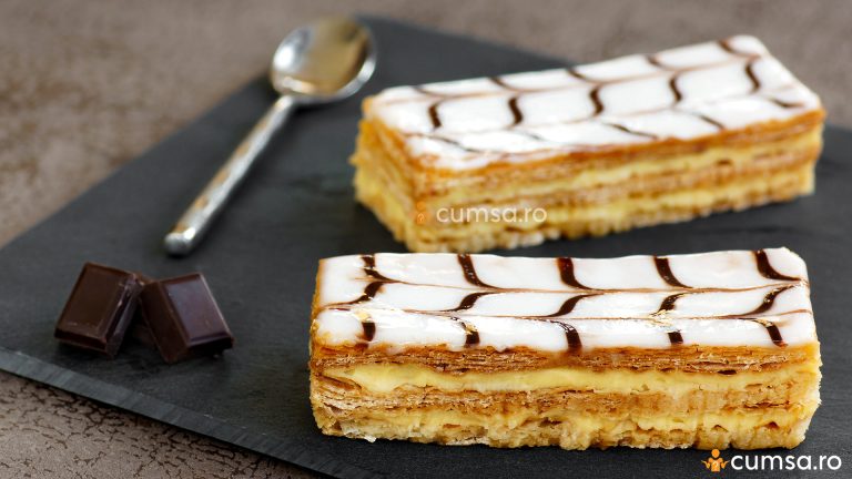 Millefeuille sau Tort Napoleon. Cum sa prepari acest desert si care este reteta