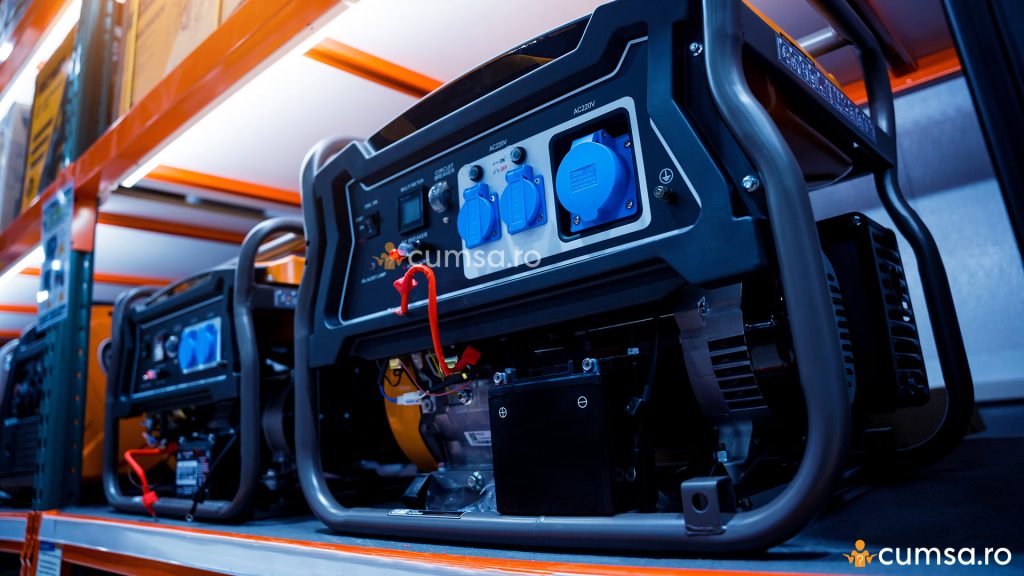 Cat consuma un generator de curent diesel