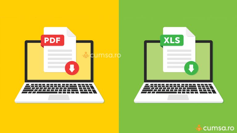 Convertire PDF in Excel. Cum sa faci asta rapid si simplu