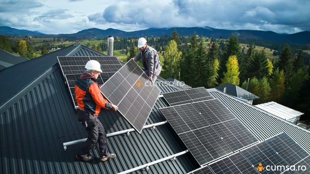 Montarea panourilor fotovoltaice