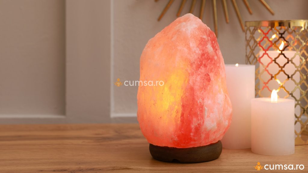 Lampa cu sare de Himalaya