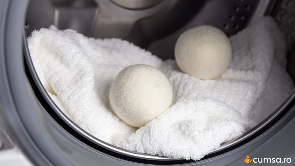 Bile de lana pentru uscator