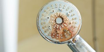 Cum sa cureti urmele de rugina de pe capul de la dus si de ce se intampla asta