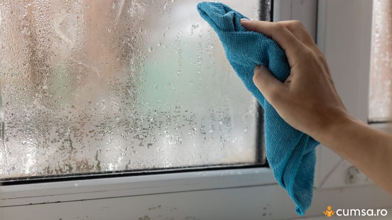 Cum sa previi aparitia condensului pe geamuri in timpul sezonului rece si de ce se intampla asta