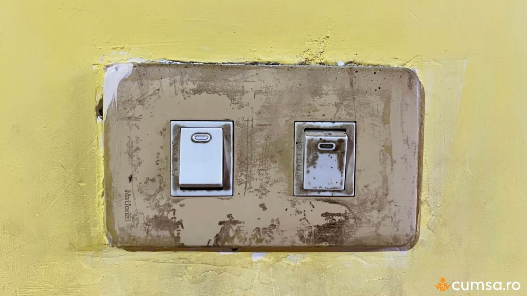 Cum sa cureti intrerupatoarele ingalbenite sau murdare