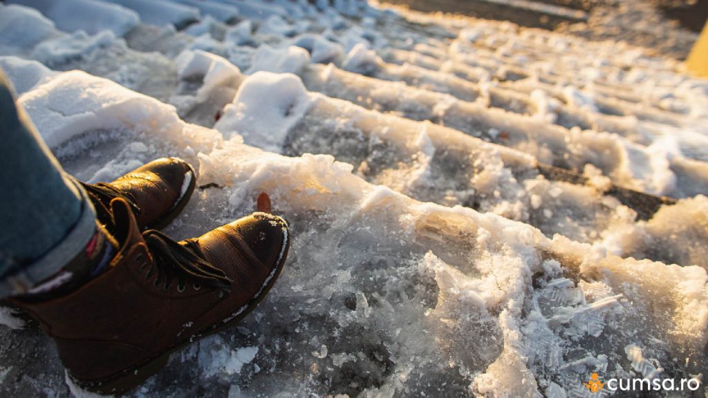 Cum sa scapi de gheata de pe trepte