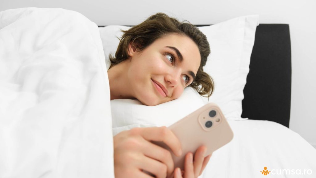 Verificarea telefonului inainte de somn