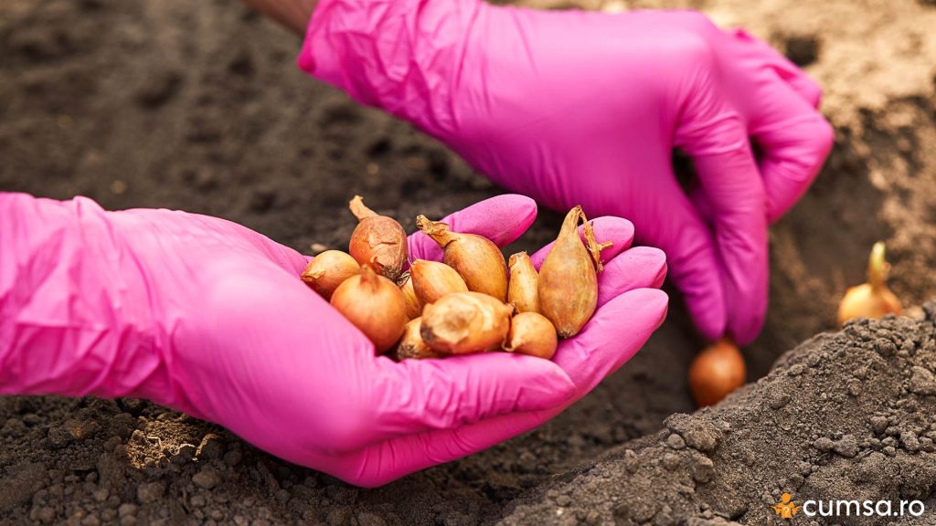 Plantare arpagic toamna